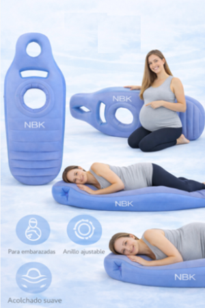 Colchón ergonómico con huecos para descanso gestante