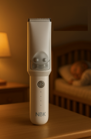 Máquina silenciosa para cortar el pelo del bebé